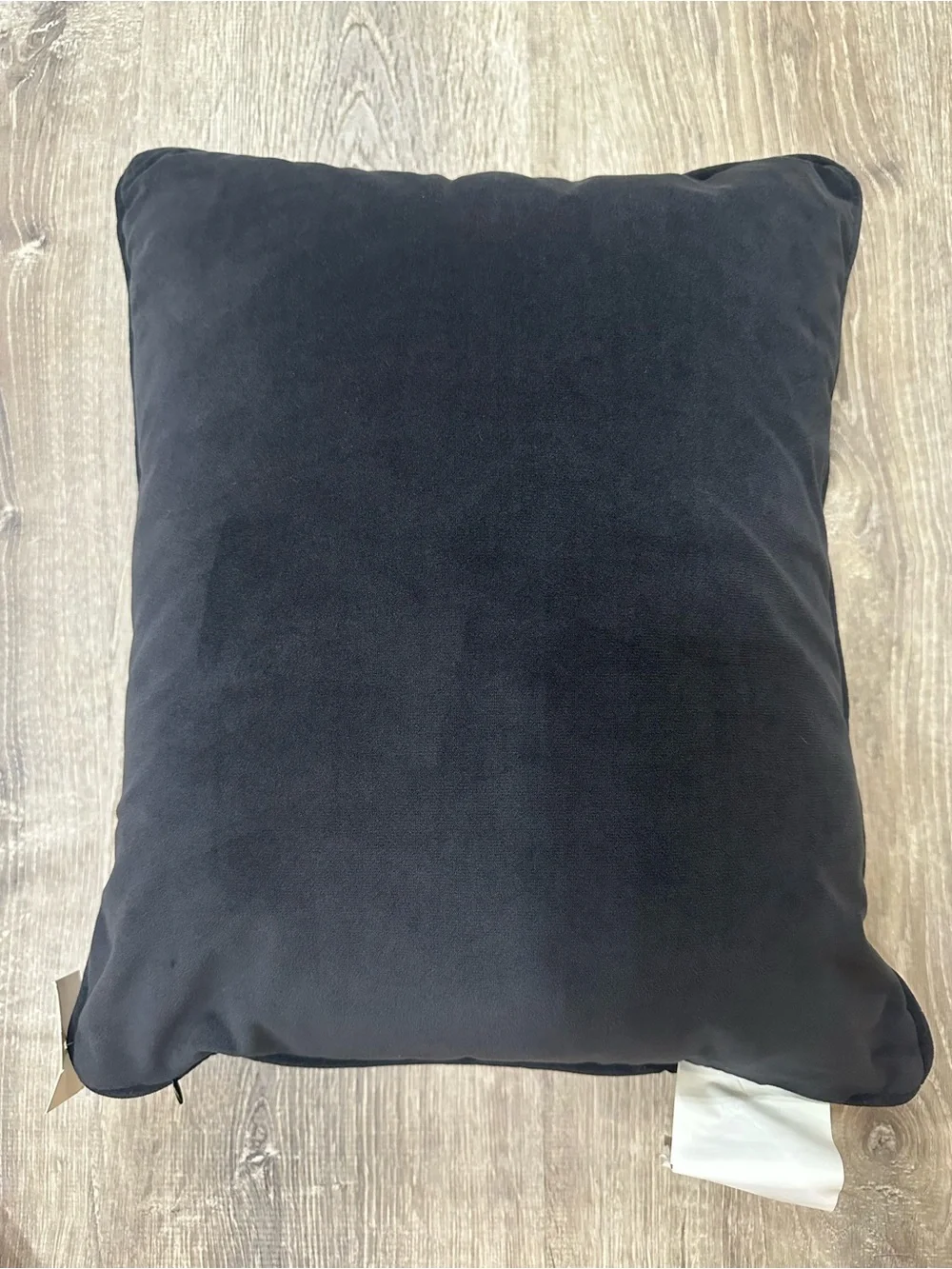 Stay PAW-sitive Gold & Black Dog Decorative Pillow - Pets Dog Lover